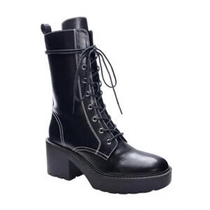 NEW KRISTIN CAVALLARI FOR CHINESE LAUNDRY women 's harker combat boot in blk